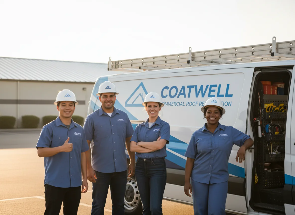Commercial roof coating company in Earlham, IA